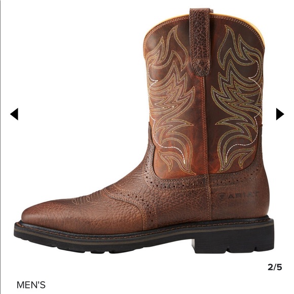 SIERRA SHADOWLAND STEEL TOE WORK BOOT size 8.5 - Picture 2 of 5